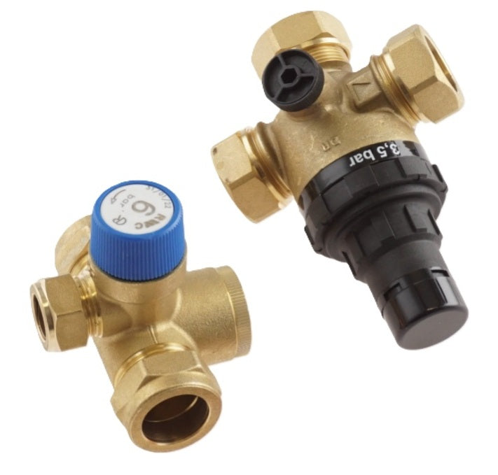 NIBE Cold Water Inlet + Pressure Reducing Valve