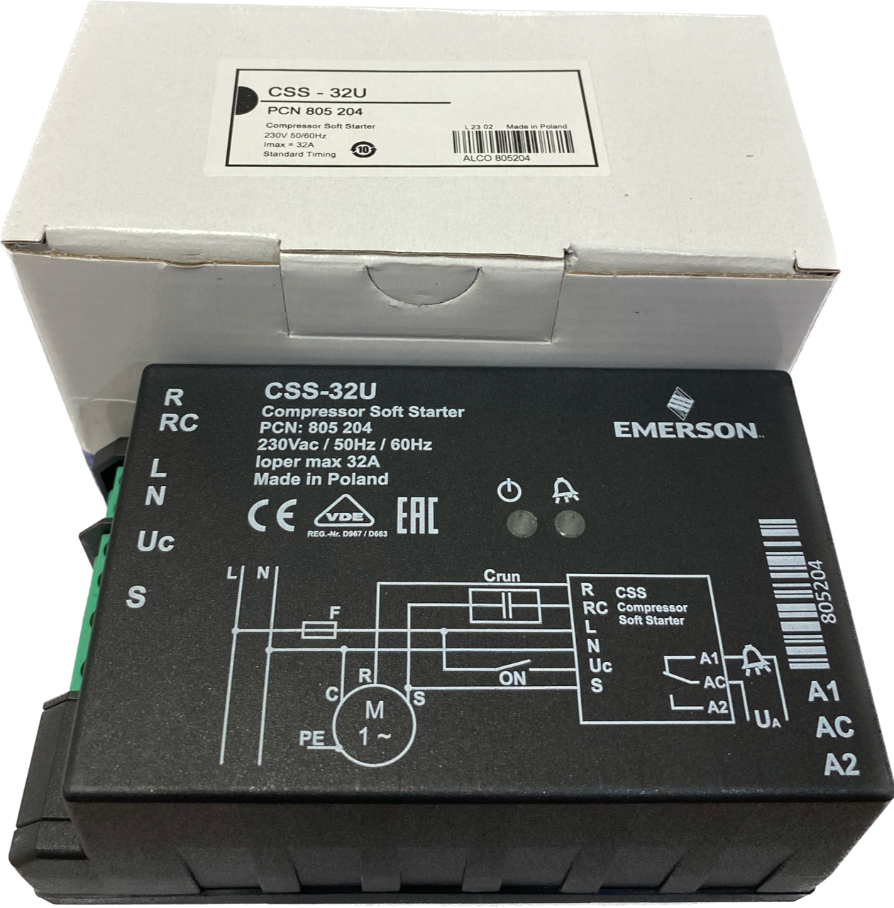 CSS-32U Emerson Soft Start, For Single-Phase Compressors