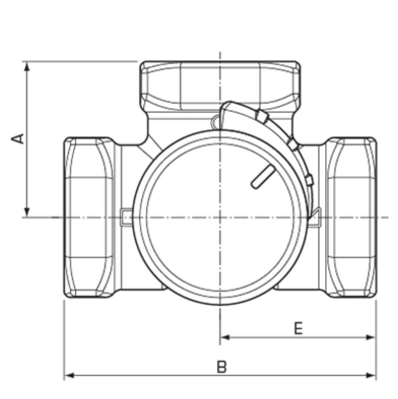 ESBE Mixing / Diverting Valve External Thread - VRG132