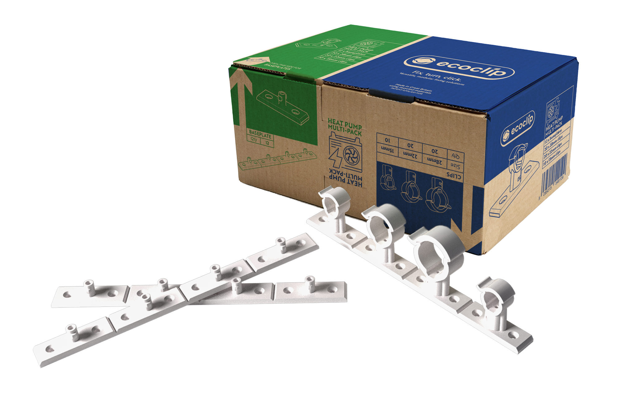 Ecoclip Multi-Pack - White