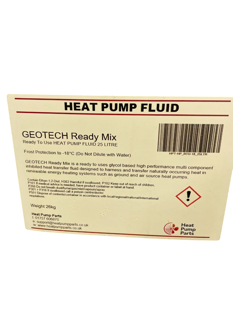Heat Pump Fluid 25L - ReadyMix