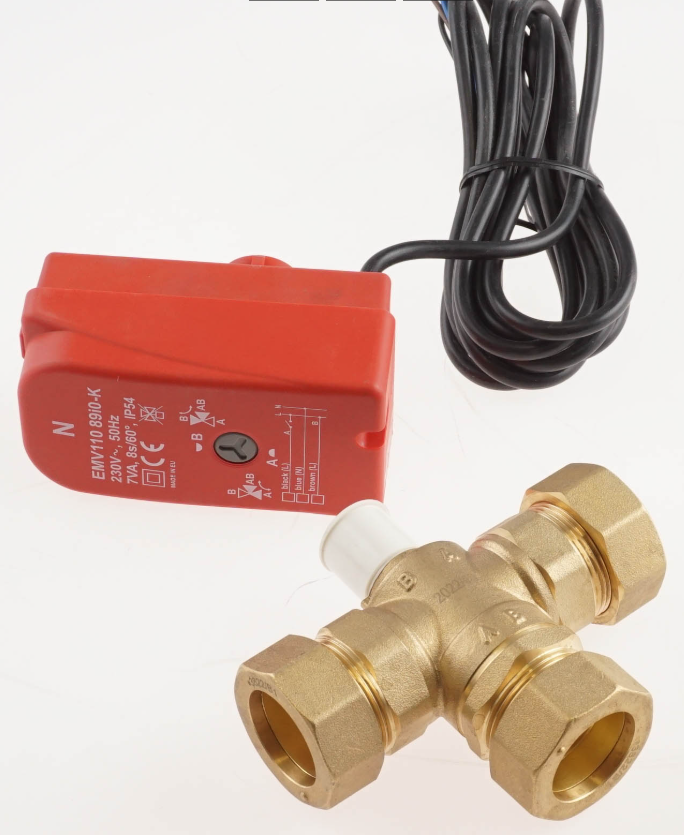 NIBE 3-Way Valve + Motor - 218900