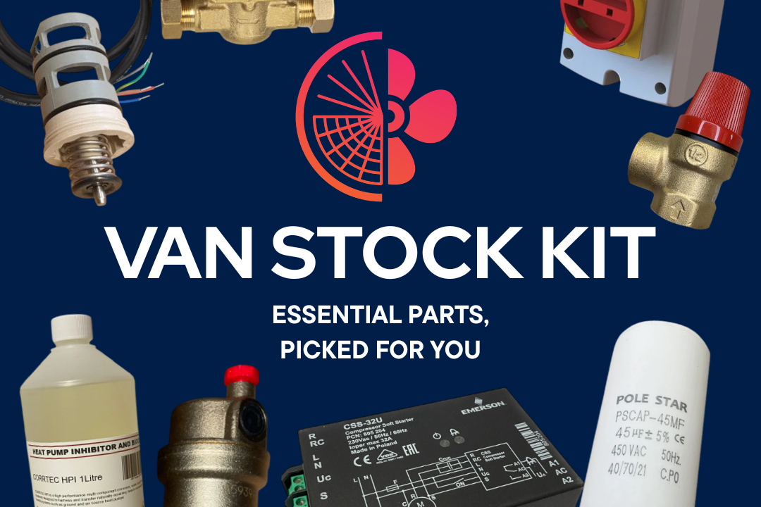 Heat Pump Parts Van Stock Kit - Essential Parts