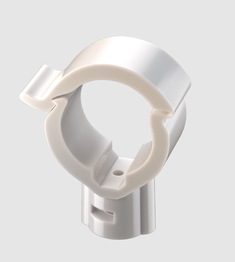 white ecoclip 28mm