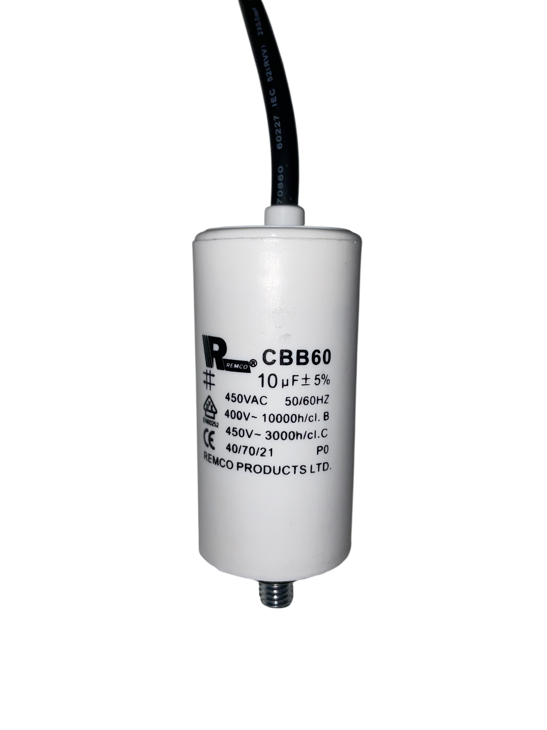 10MFD Run Capacitor and Leads