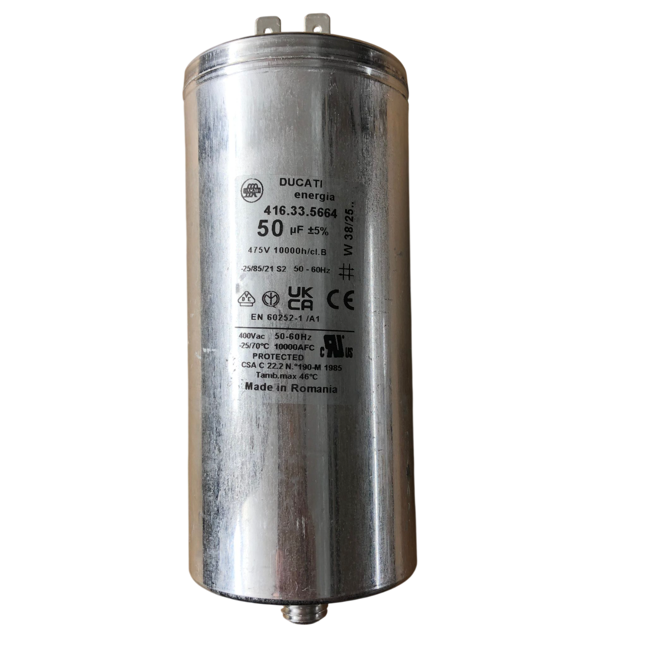 Ducati energia 50uF Capacitor