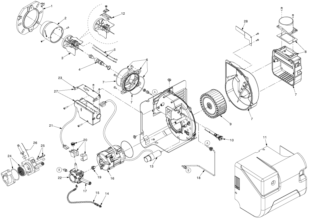 Riello 20030953 RBD Oil Pump - Z20030953