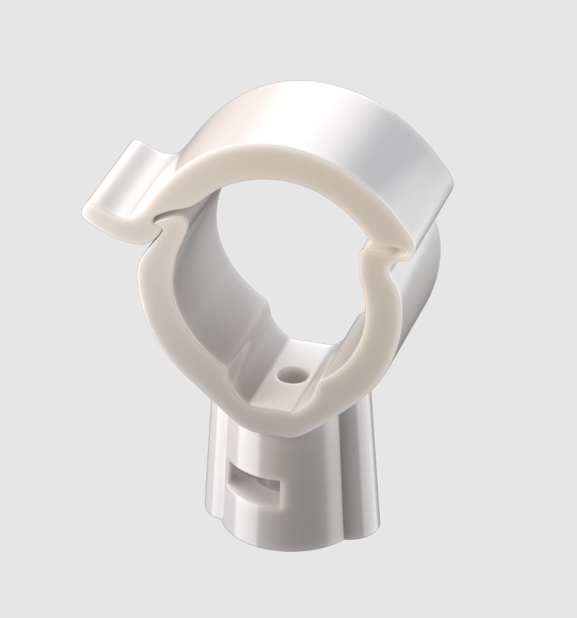white ecoclip 22mm